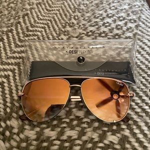 Rose Gold QUAY Sunglasses